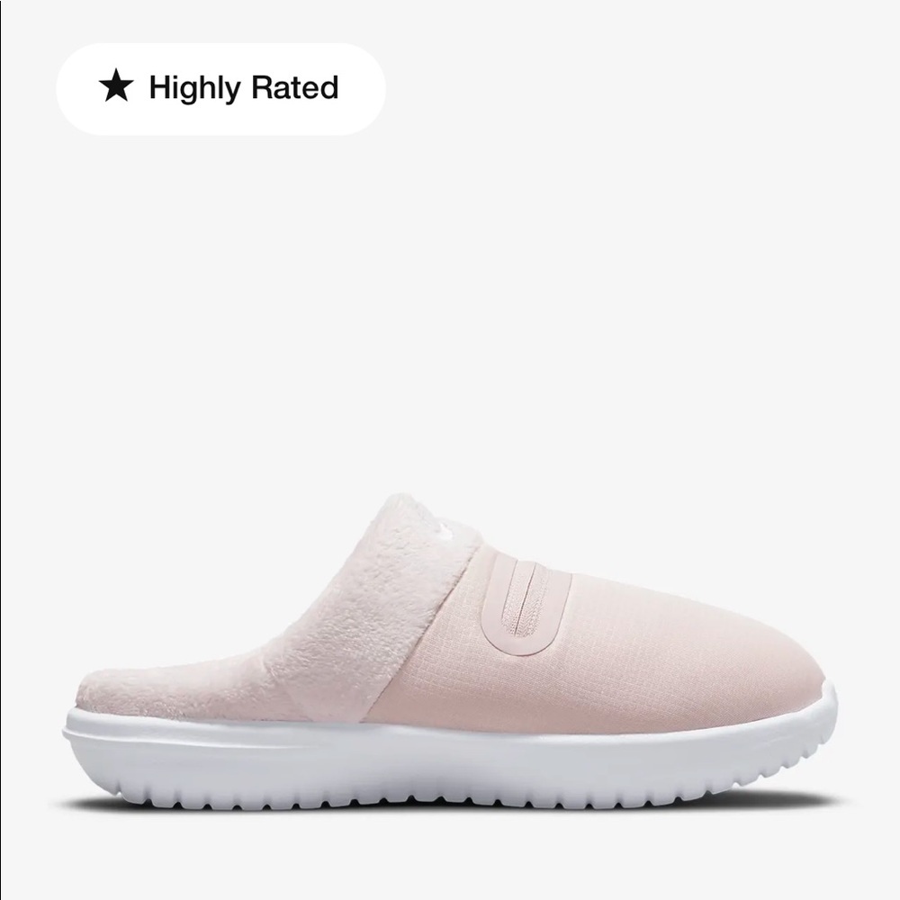 Womens Nike Burrow slippers NWT in box light pink 2 pairs avail in sz 8 and 10